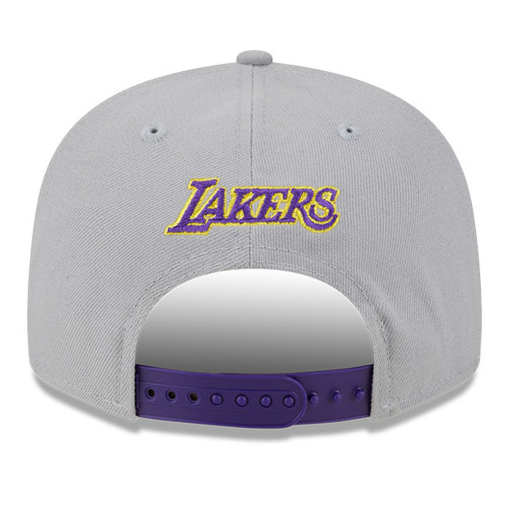Los Angeles Lakers Chenille Band 9FIFTY Snapback Hat Gray
