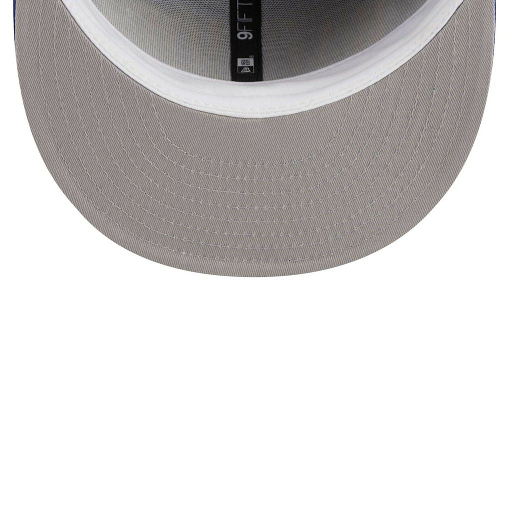 Golden State Warriors Golden Tall Text 9FIFTY Snapback Hat Royal