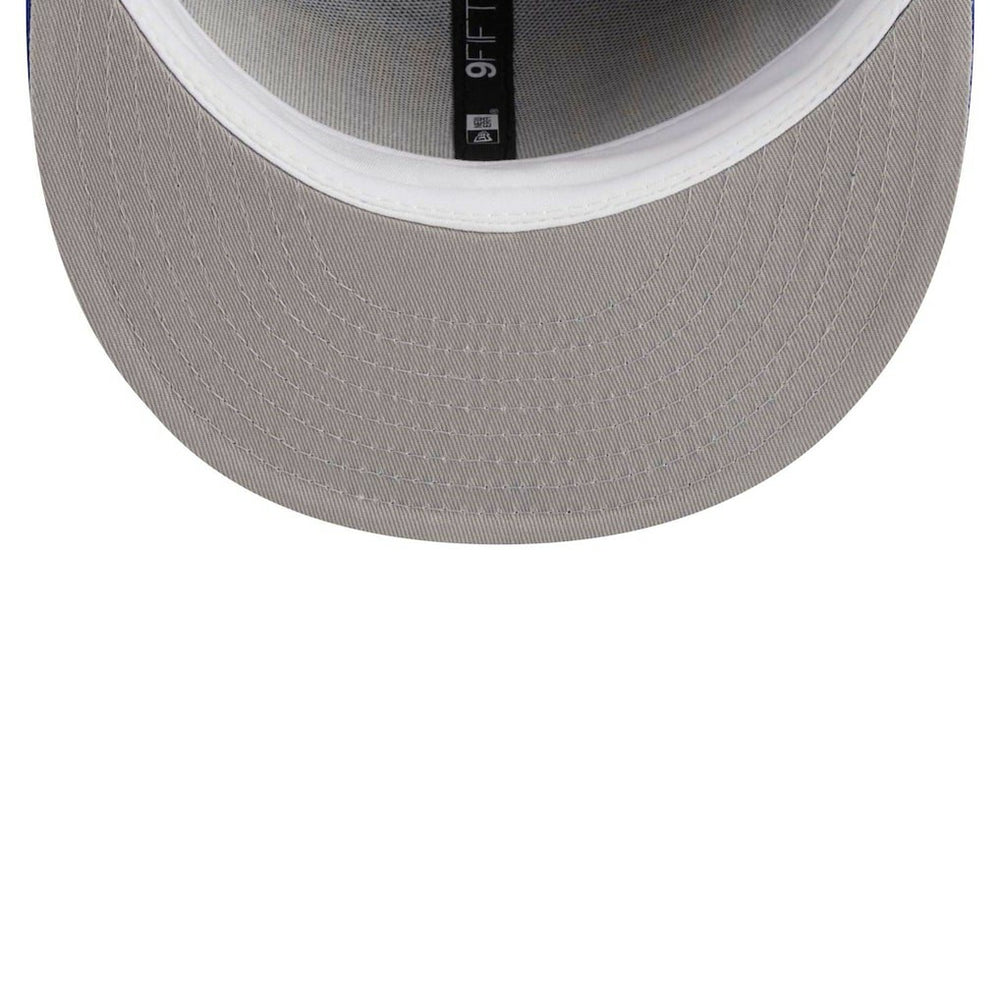 Golden State Warriors Golden Tall Text 9FIFTY Snapback Hat Royal