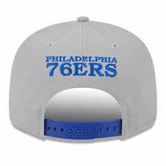 Philadelphia 76ers Chenille Band 9FIFTY Snapback Hat Gray