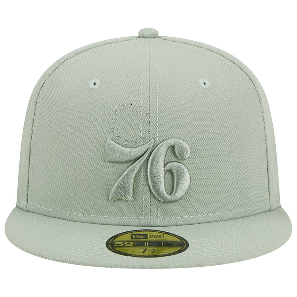 Philadelphia 76ers Sage Color Pack 59FIFTY Fitted Hat Light Green