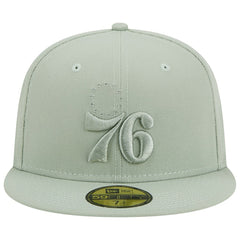 Philadelphia 76ers Sage Color Pack 59FIFTY Fitted Hat Light Green