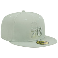 Philadelphia 76ers Sage Color Pack 59FIFTY Fitted Hat Light Green