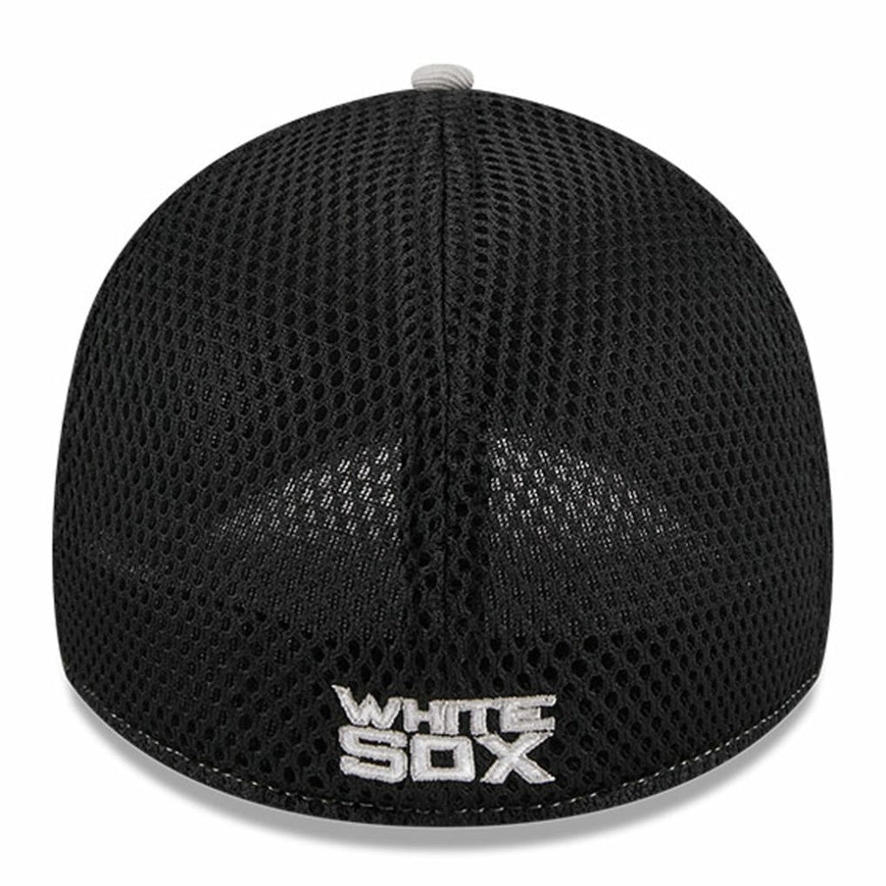 Chicago White Sox New Era Pipe 39THIRTY Flex Hat - Gray Hats