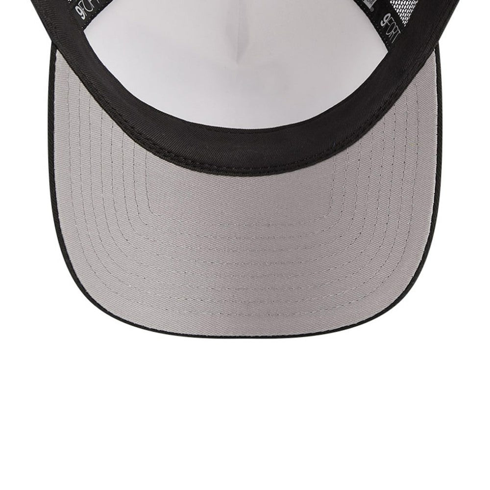 Chicago White Sox New Era Stacked A-Frame Trucker 9FORTY Adjustable Hat - White/Black Hats
