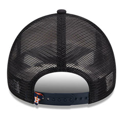 Houston Astros New Era Stacked A-Frame Trucker 9FORTY Adjustable Hat - White/Navy Hats