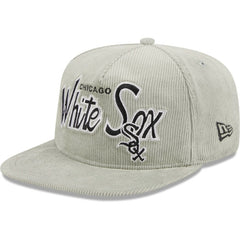 Chicago White Sox New Era Corduroy Golfer Adjustable Hat - Gray Hats