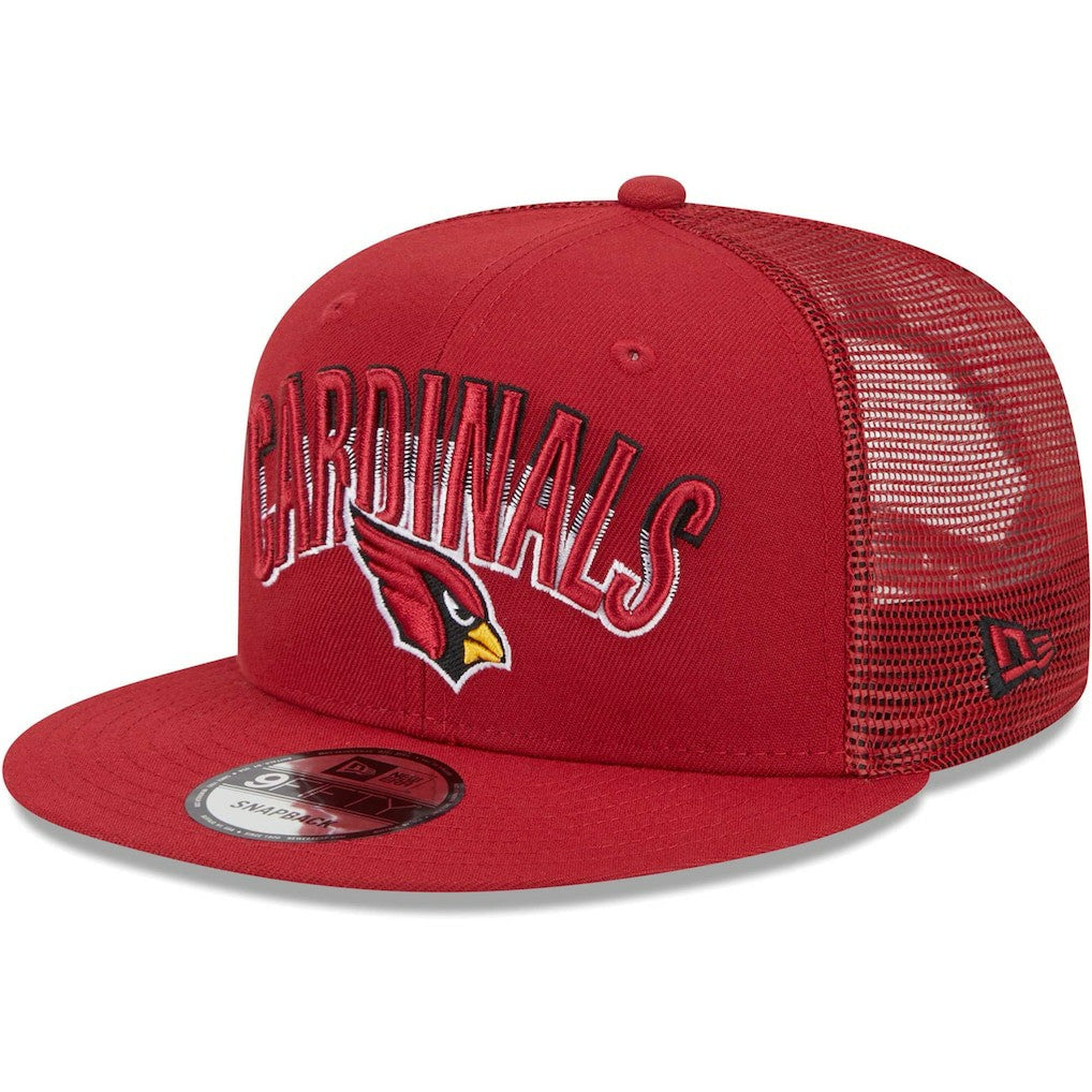 Arizona Cardinals New Era Grade Trucker 9FIFTY Snapback Hat Cardinal