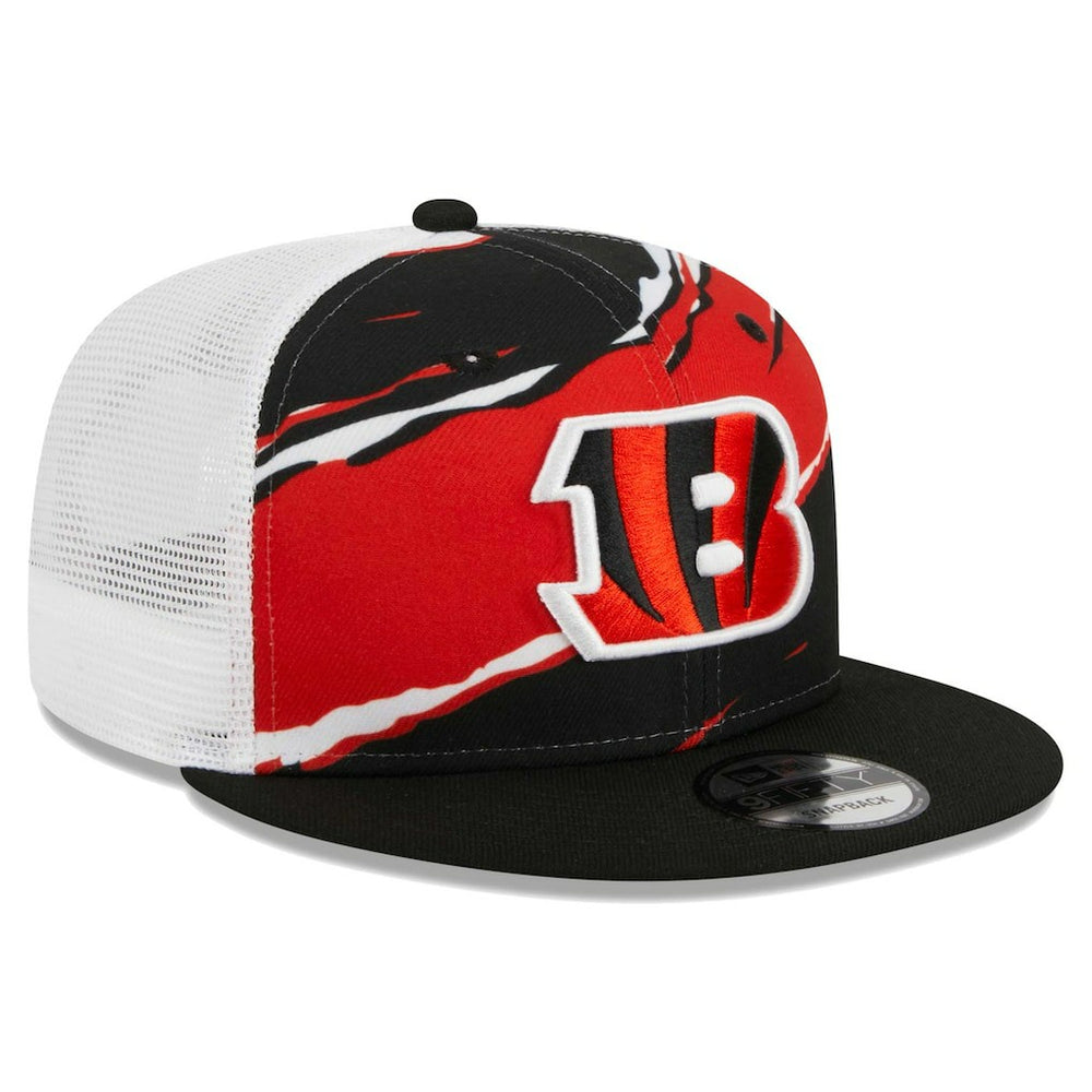Cincinnati Bengals New Era Tear Trucker 9FIFTY Snapback Hat Black