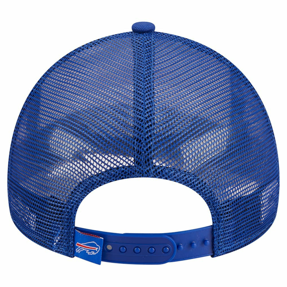 Buffalo Bills New Era Stacked A-Frame Trucker 9FORTY Adjustable Hat White/Royal