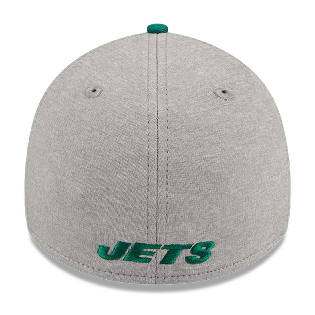 New York Jets New Era Striped 39THIRTY Flex Hat Heather Gray/Green