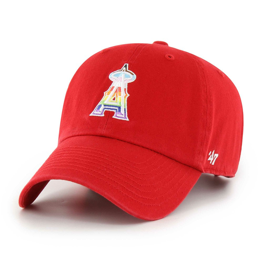 Los Angeles Angels '47 Team Pride Clean Up Adjustable Hat - Red Hats