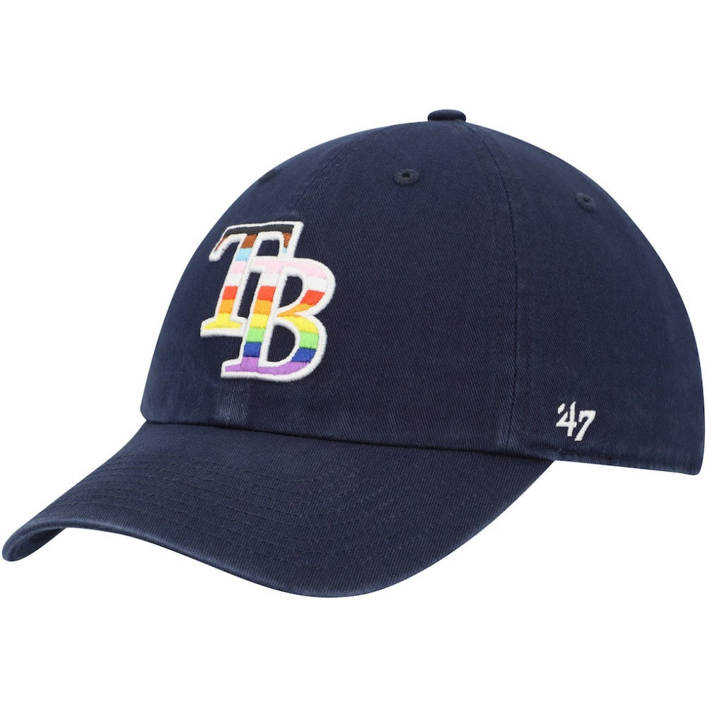 Tampa Bay Rays '47 Team Pride Clean Up Adjustable Hat - Navy Hats