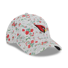 New Era Arizona Cardinals Women's Bouquet 9TWENTY Adjustable Hat Gray