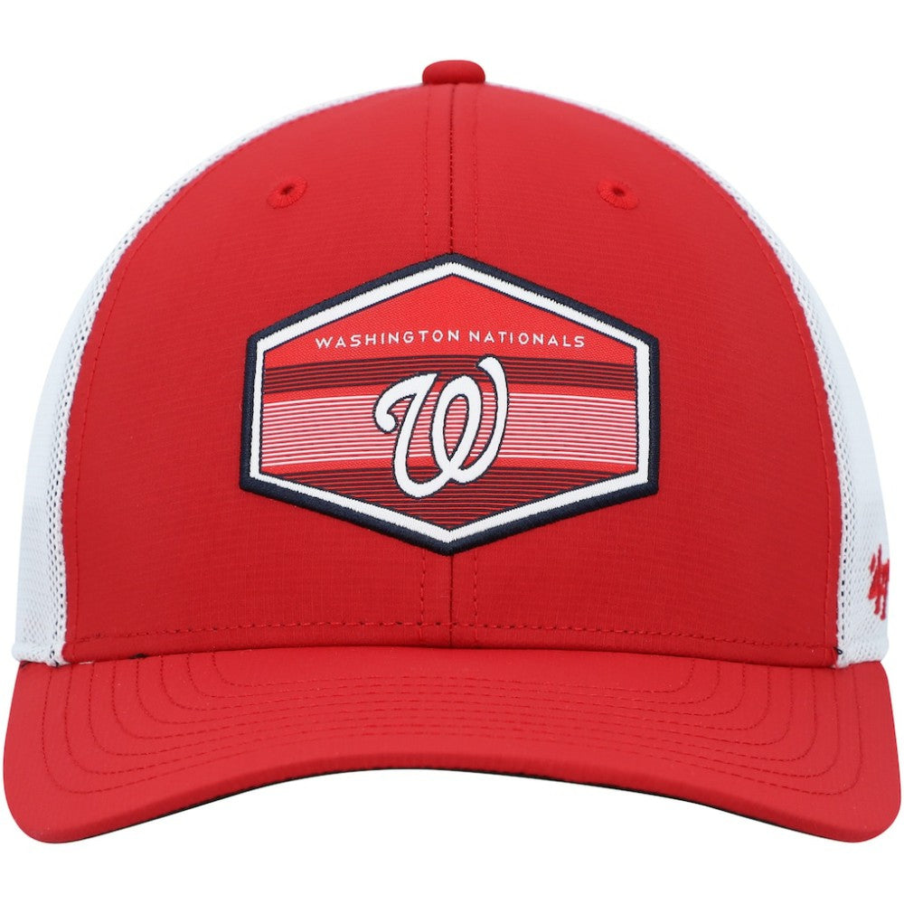 Washington Nationals '47 Burgess Trucker Snapback Hat - Red/White Hats