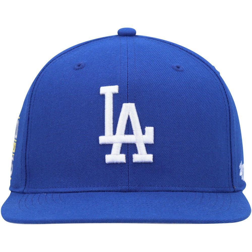 Los Angeles Dodgers '47 2020 World Series Sure Shot Captain Snapback Hat - Royal Hats
