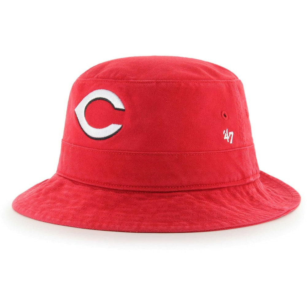 Cincinnati Reds '47 Primary Bucket Hat - Red Hats