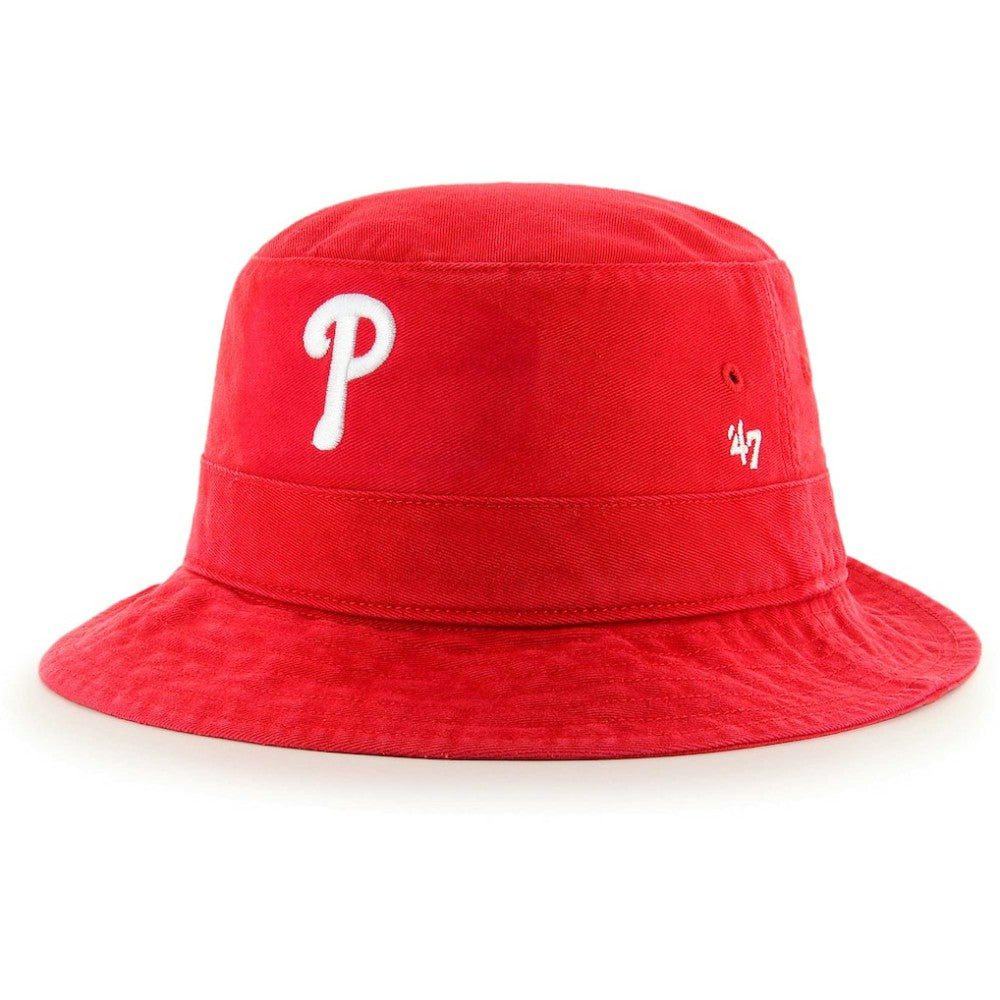 Philadelphia Phillies '47 Primary Bucket Hat - Red Hats