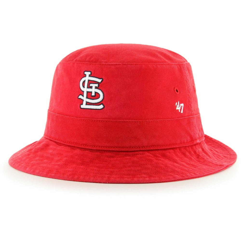 St. Louis Cardinals '47 Primary Bucket Hat - Red Hats