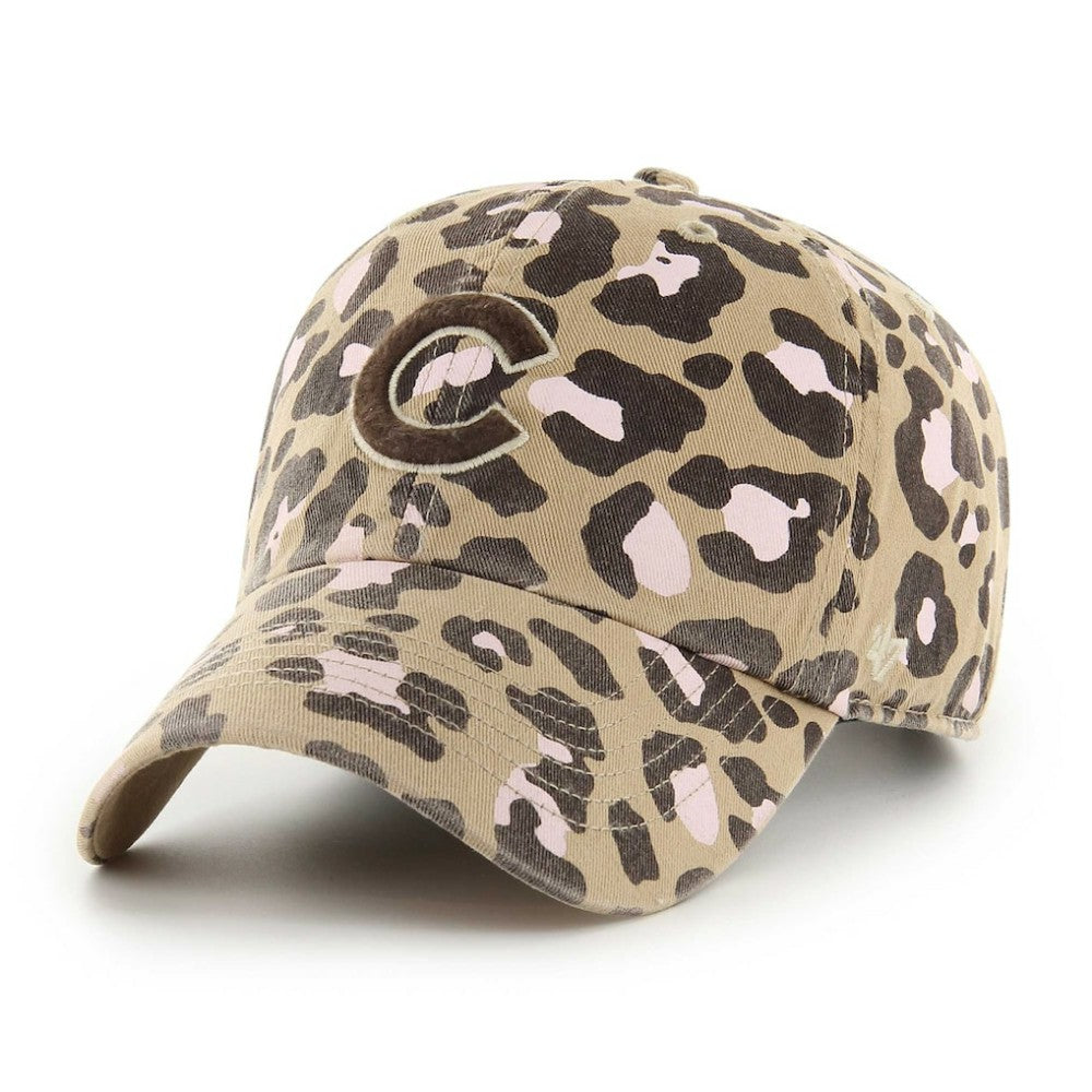 Chicago Cubs '47 Women's Bagheera Clean Up Adjustable Hat - Khaki Hats