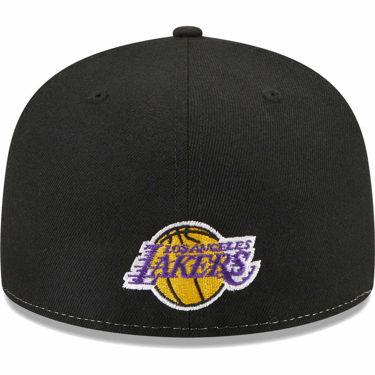Los Angeles Lakers Pop Front 59FIFTY Fitted Hat Black/Gold