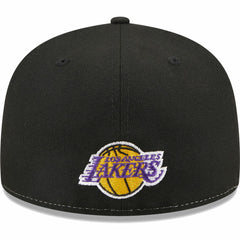 Los Angeles Lakers Pop Front 59FIFTY Fitted Hat Black/Gold