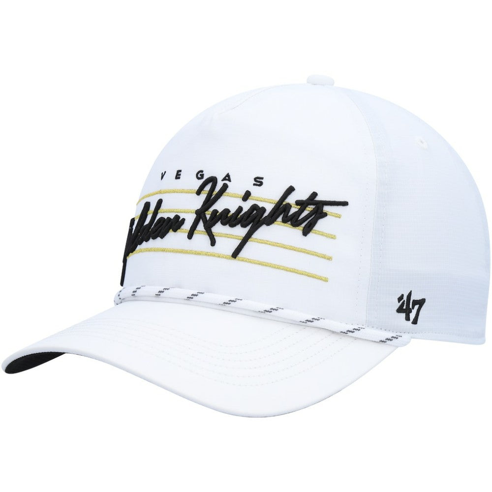 NHL Vegas Golden Knights '47 Downburst Hitch Adjustable Hat - White