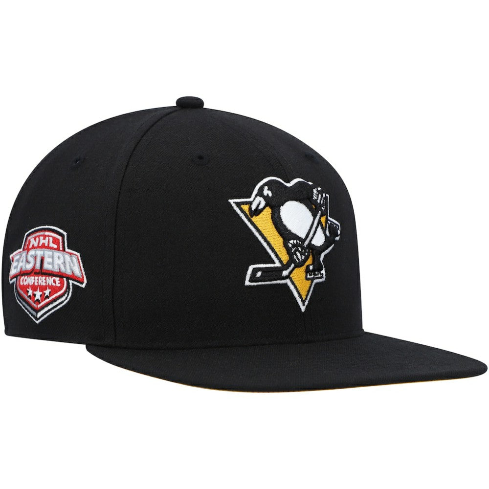 NHL Pittsburgh Penguins '47 Sure Shot Captain Snapback Hat - Black