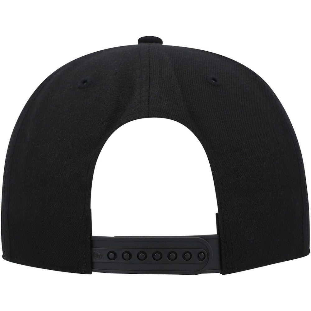 NHL Pittsburgh Penguins '47 Sure Shot Captain Snapback Hat - Black