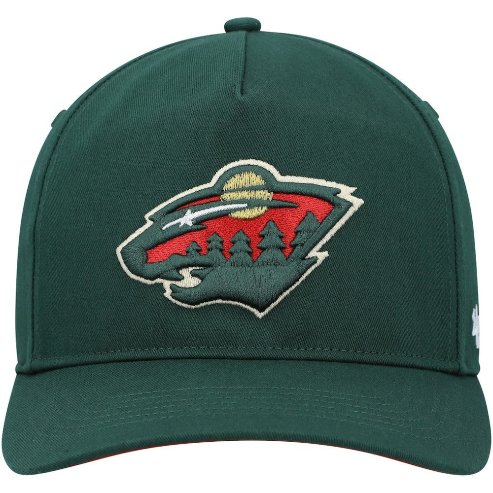 NHL Minnesota Wild '47 Primary Hitch Snapback Hat - Green