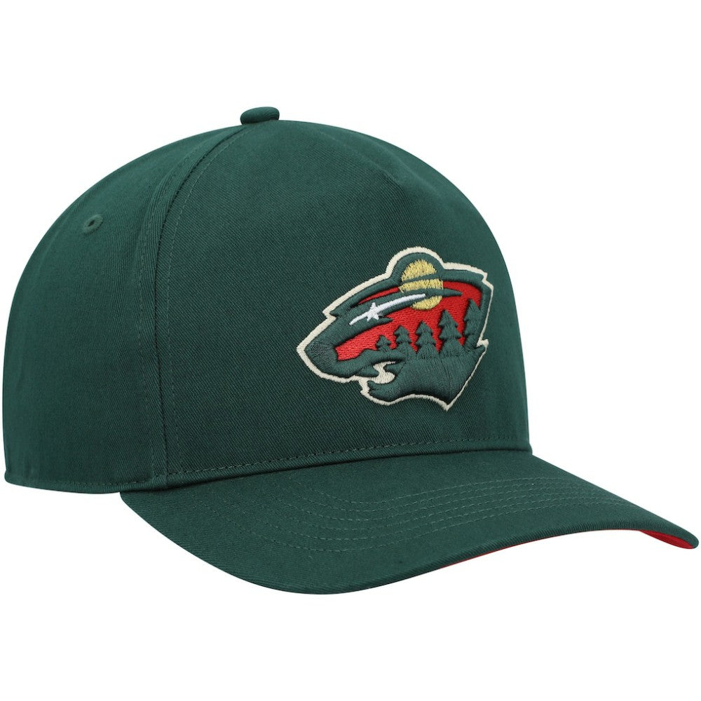NHL Minnesota Wild '47 Primary Hitch Snapback Hat - Green