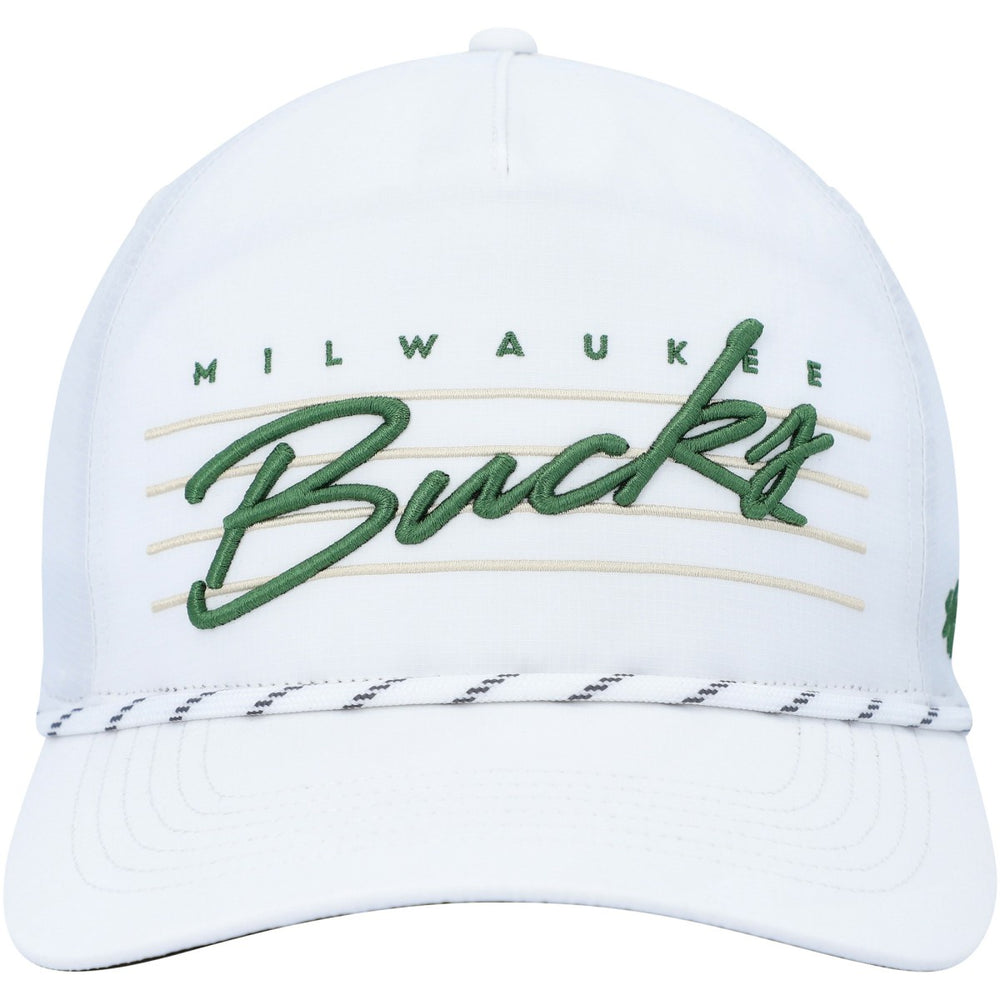 Milwaukee Bucks '47 Downburst Hitch Snapback Hat White
