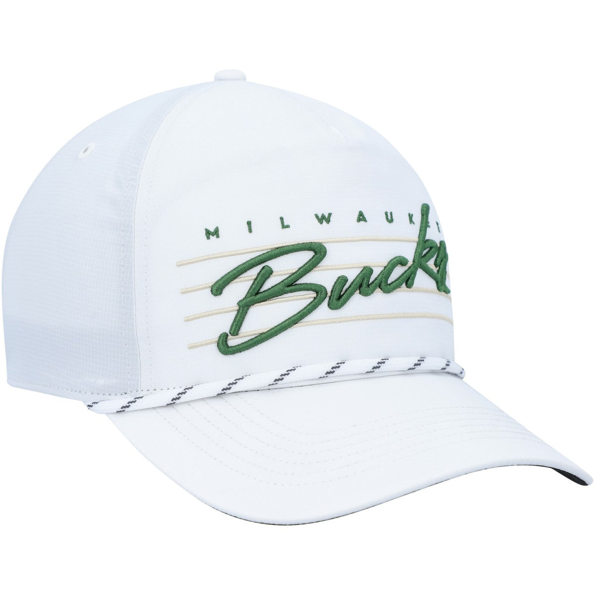 Milwaukee Bucks '47 Downburst Hitch Snapback Hat White