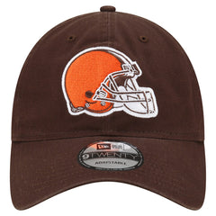 Cleveland Browns New Era Distinct 9TWENTY Adjustable Hat Brown