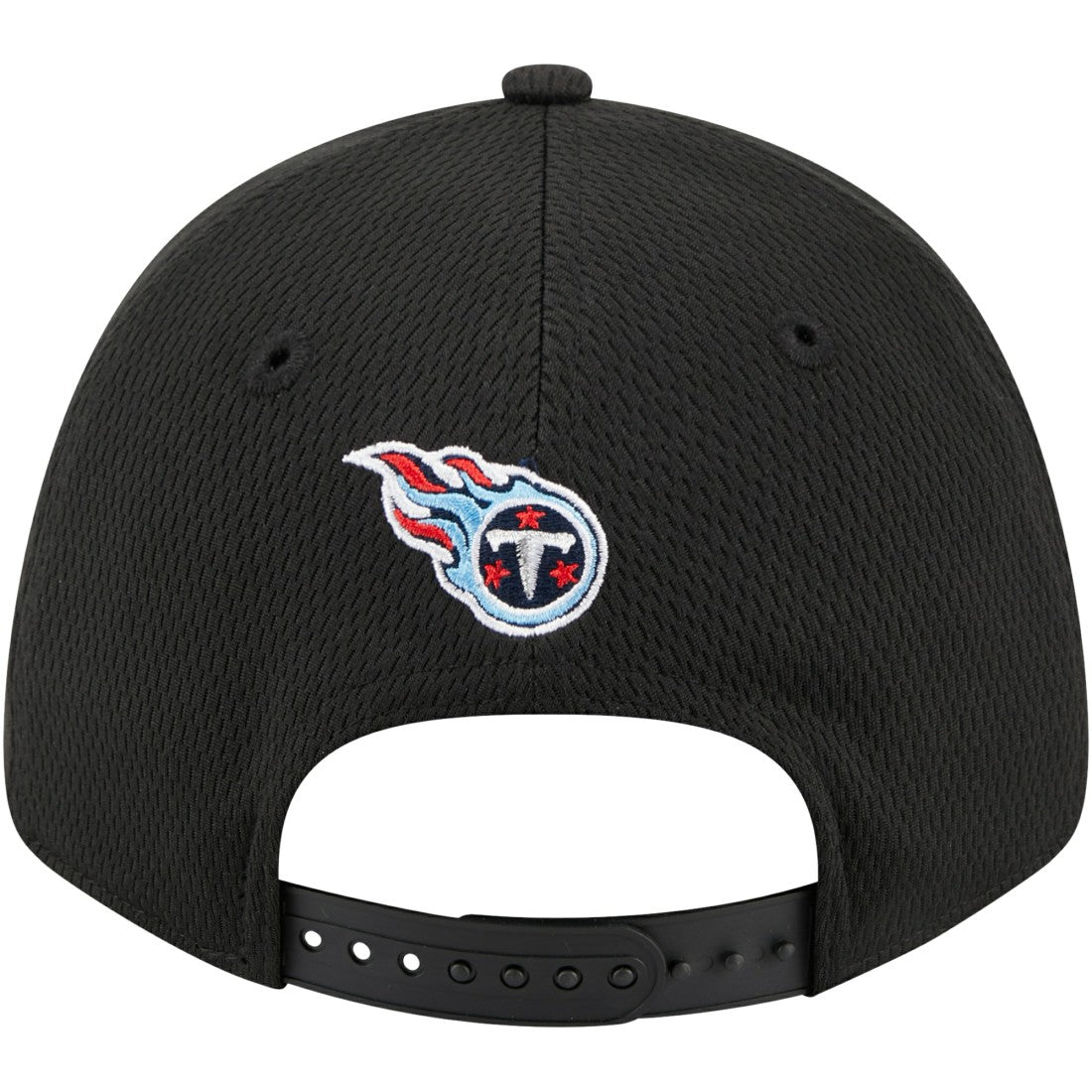 Tennessee Titans New Era Top Visor 9FORTY Adjustable Hat Black
