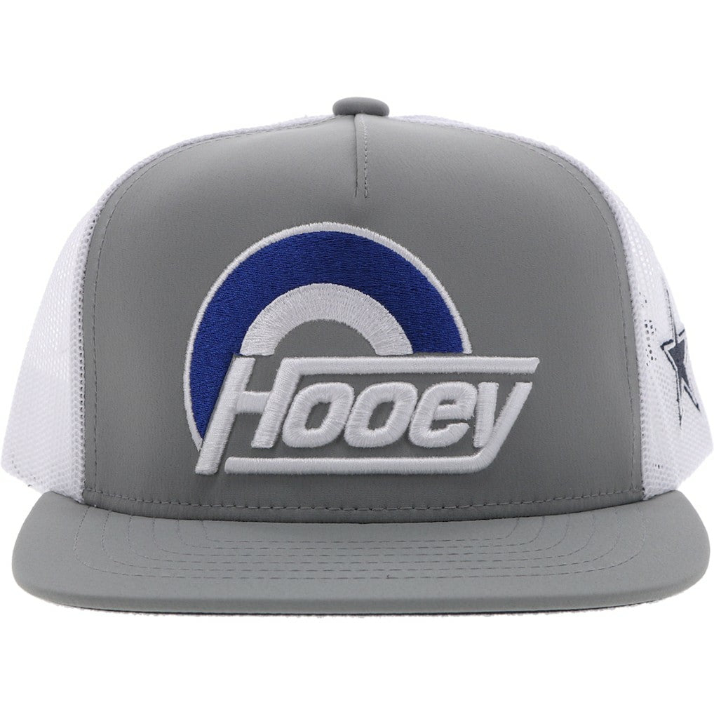 Dallas Cowboys HOOey Youth Logo Trucker Snapback Hat Silver/White