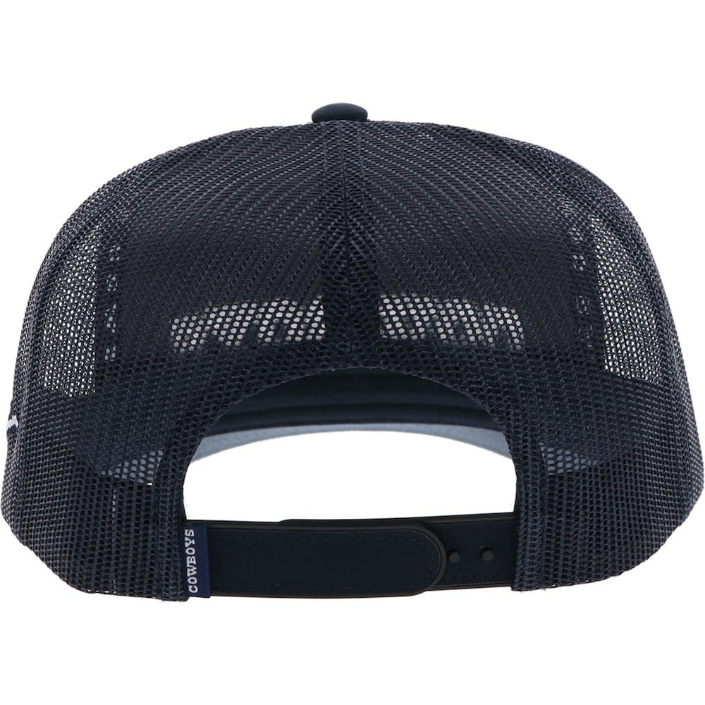 Dallas Cowboys HOOey Wordmark Rope Trucker Adjustable Hat Navy