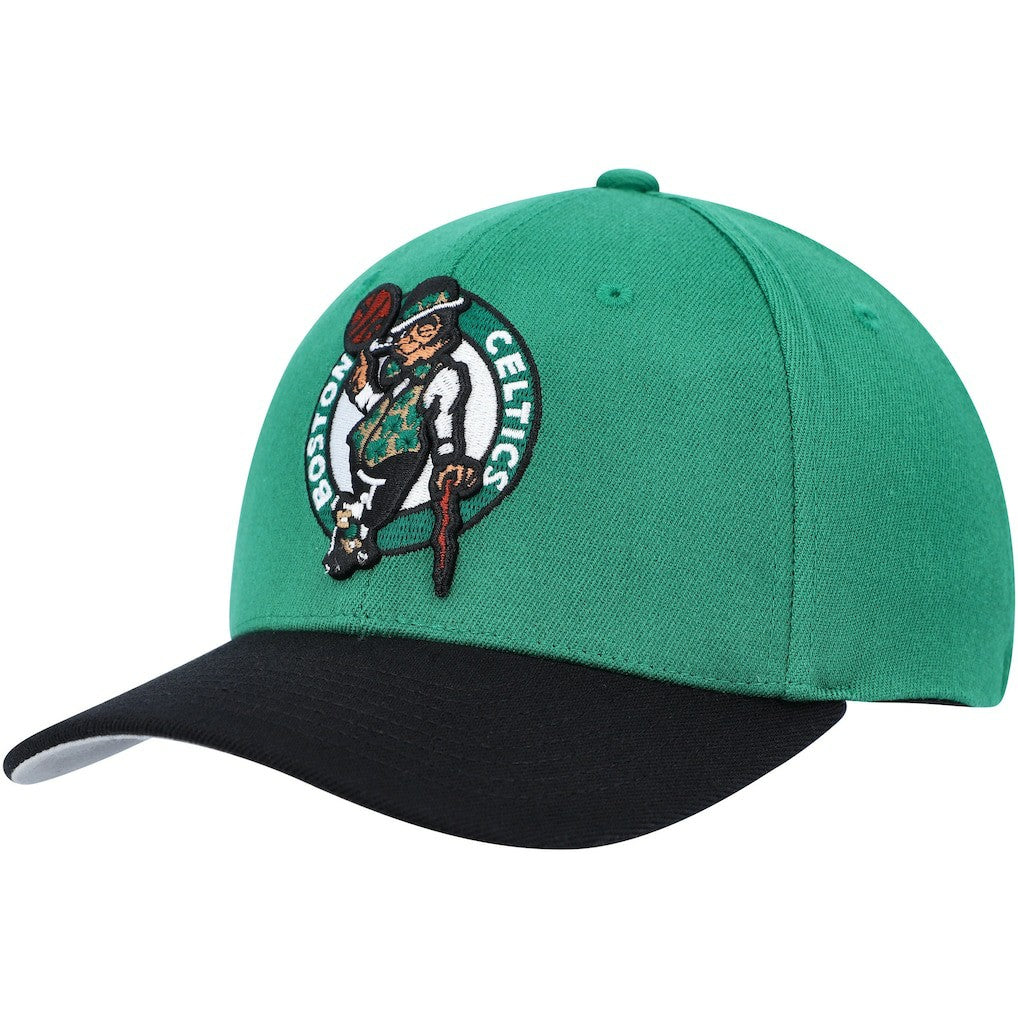 Boston Celtics MVP Team Two-Tone 2.0 Stretch-Snapback Hat Kelly Green/Black