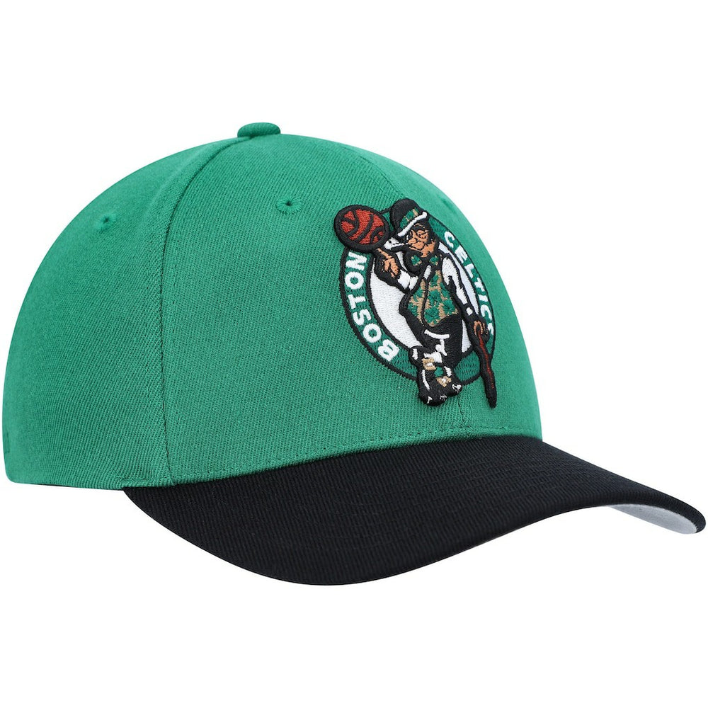 Boston Celtics MVP Team Two-Tone 2.0 Stretch-Snapback Hat Kelly Green/Black