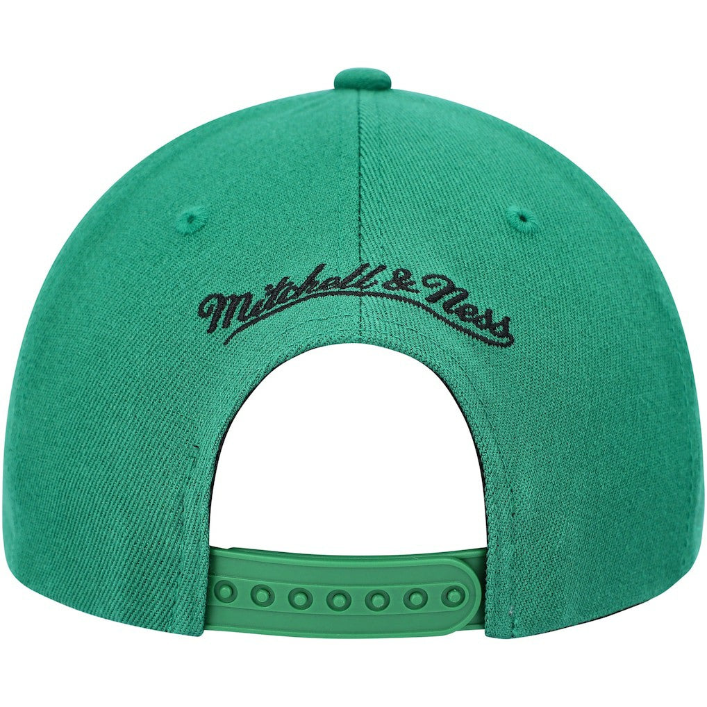 Boston Celtics MVP Team Two-Tone 2.0 Stretch-Snapback Hat Kelly Green/Black