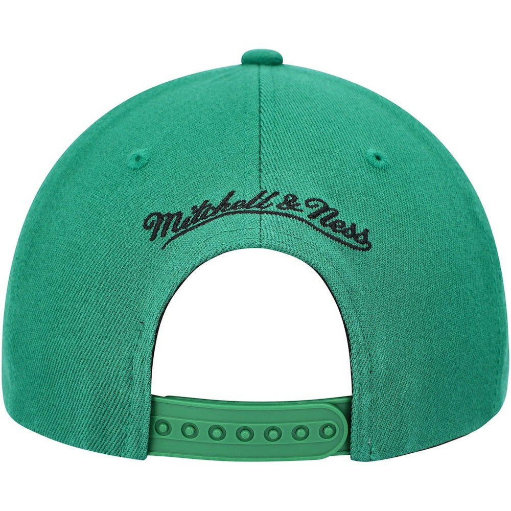 Boston Celtics MVP Team Two-Tone 2.0 Stretch-Snapback Hat Kelly Green/Black