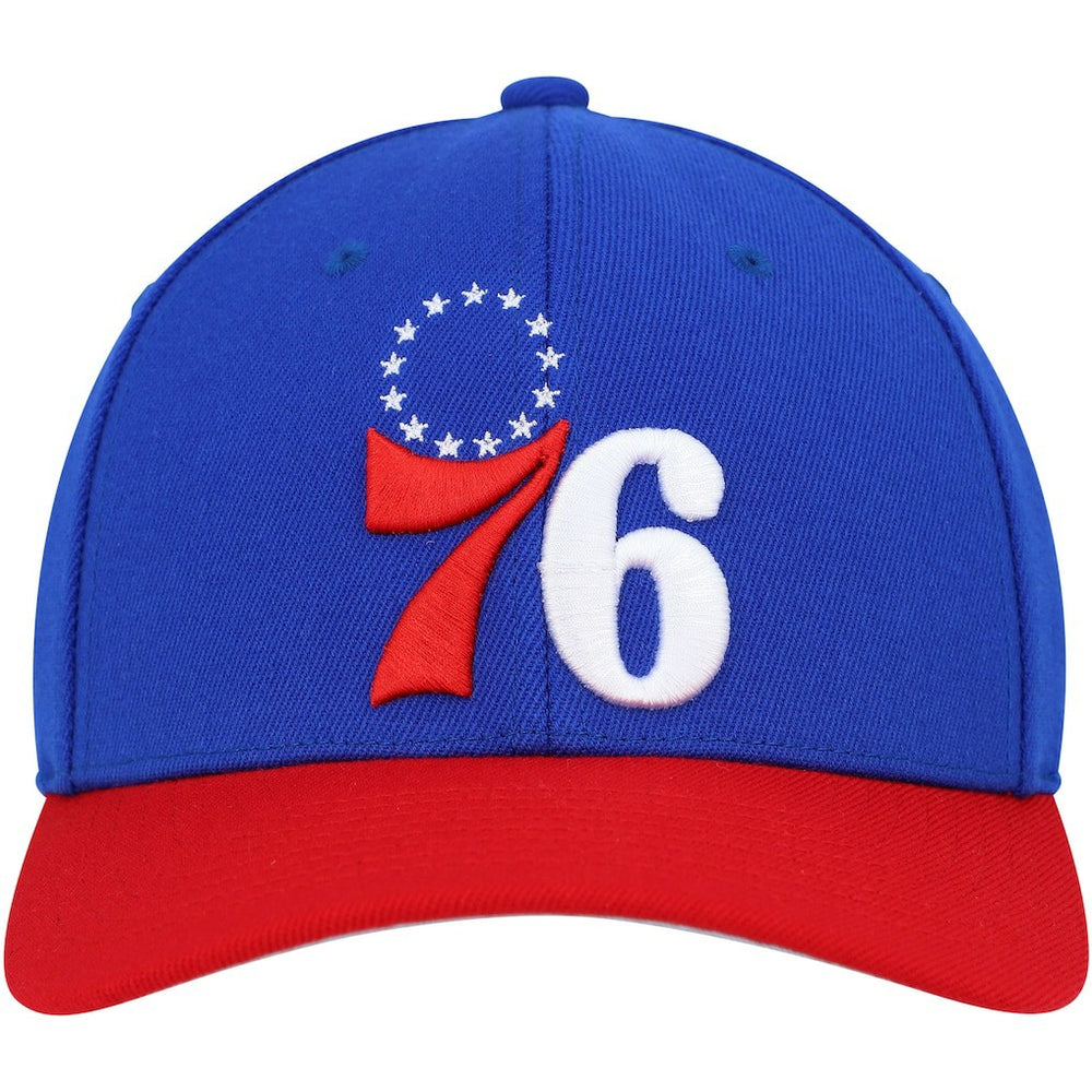 Philadelphia 76ers MVP Team Two-Tone 2.0 Stretch-Snapback Hat Royal/Red