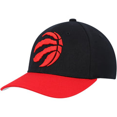 Toronto Raptors MVP Team Two-Tone 2.0 Stretch-Snapback Hat Black/Red
