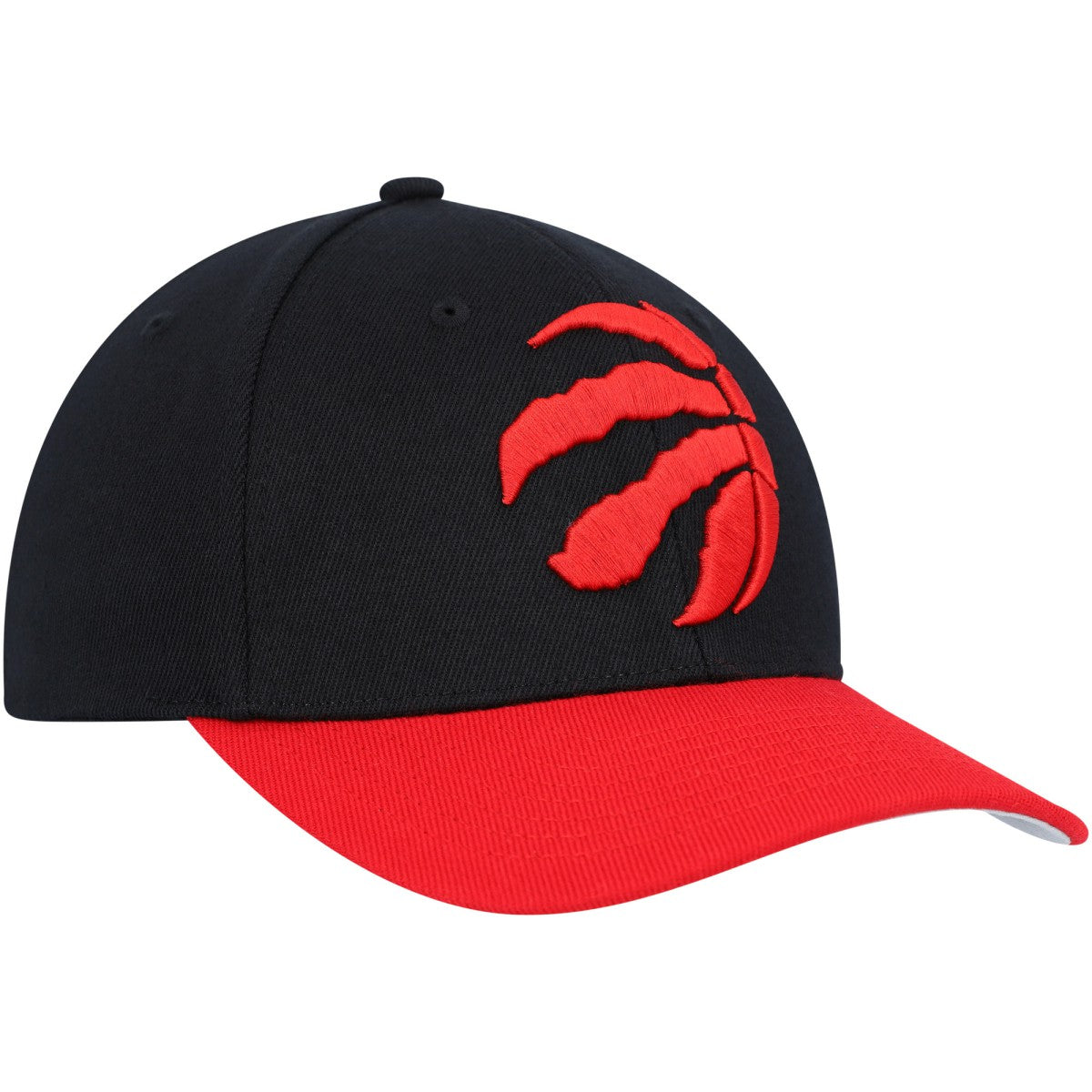 Toronto Raptors MVP Team Two-Tone 2.0 Stretch-Snapback Hat Black/Red