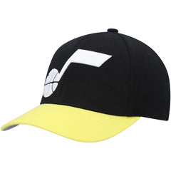 Utah Jazz MVP Team Two-Tone 2.0 Stretch-Snapback Hat Black/Gold