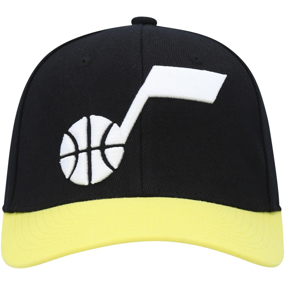 Utah Jazz MVP Team Two-Tone 2.0 Stretch-Snapback Hat Black/Gold
