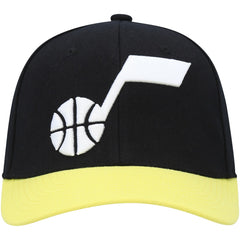 Utah Jazz MVP Team Two-Tone 2.0 Stretch-Snapback Hat Black/Gold
