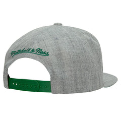 Boston Celtics Hardwood Classics 2.0 Snapback Hat Heather Gray
