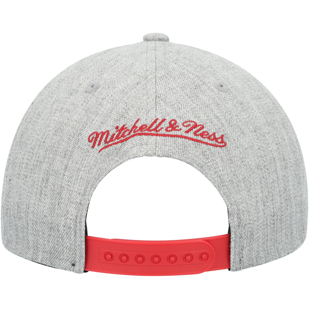 Miami Heat Hardwood Classics 2.0 Snapback Hat Heather Gray