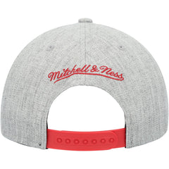 Miami Heat Hardwood Classics 2.0 Snapback Hat Heather Gray